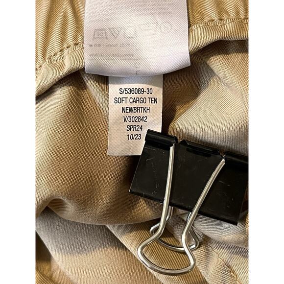 Banana Republic Women’s Jogger Cargo Pants L Tan Tencel Lyocell‎ Pull-On - Picture 7 of 10